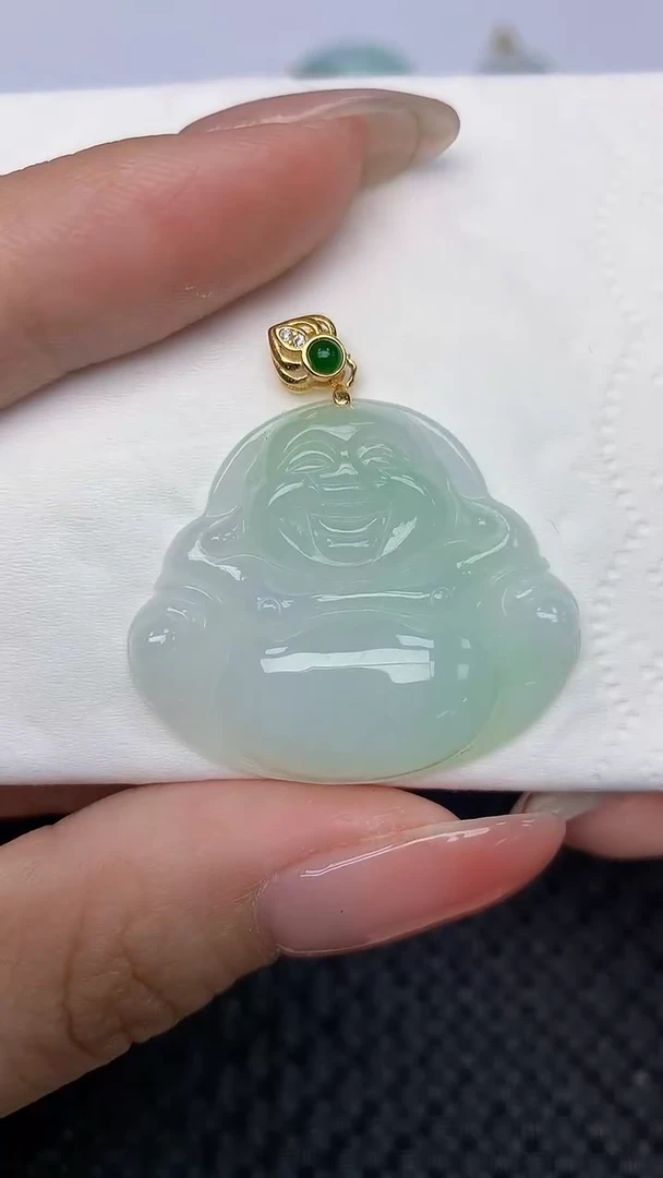 翡翠未镶嵌颈饰天然翡翠a货