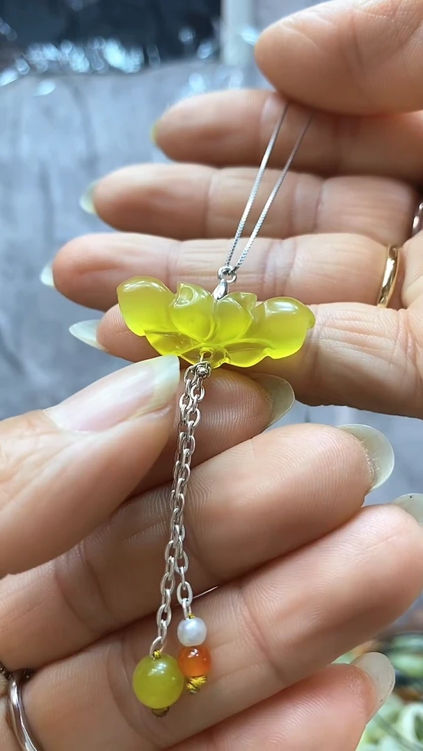 【闪购商品】岫玉项链未镶嵌多样性发货其中之一