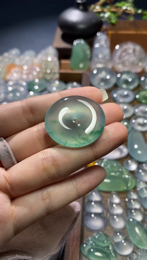 吊坠(不含链)未镶嵌翡翠扣子