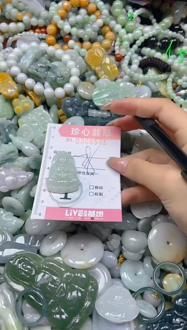 翡翠未镶嵌颈饰闪购0308571