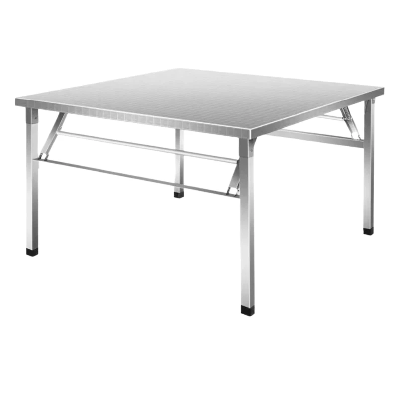 免安装设计实用现代简约奢石家用可折叠圆桌小方桌吃饭桌餐桌桌桌