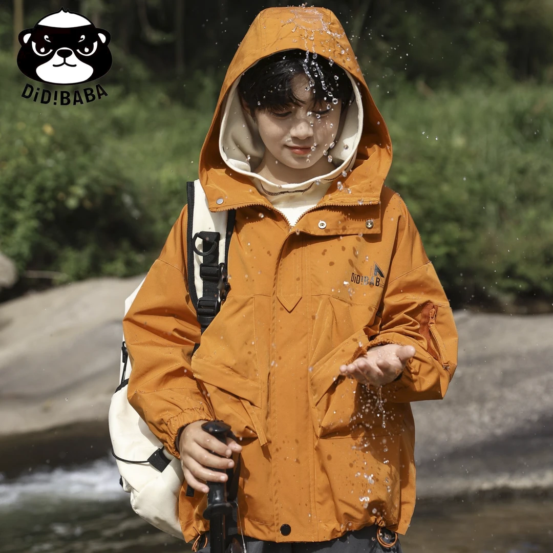 DB童装儿童春秋季新品防风中大童休闲潮搭户外外套JC5197