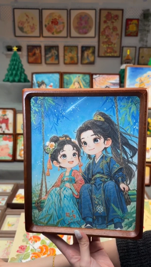 国画星空古风 手绘国画10