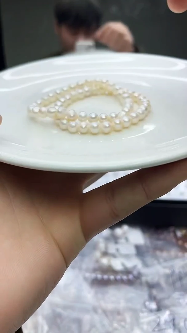 未镶嵌手链淡水珍珠白色系手链