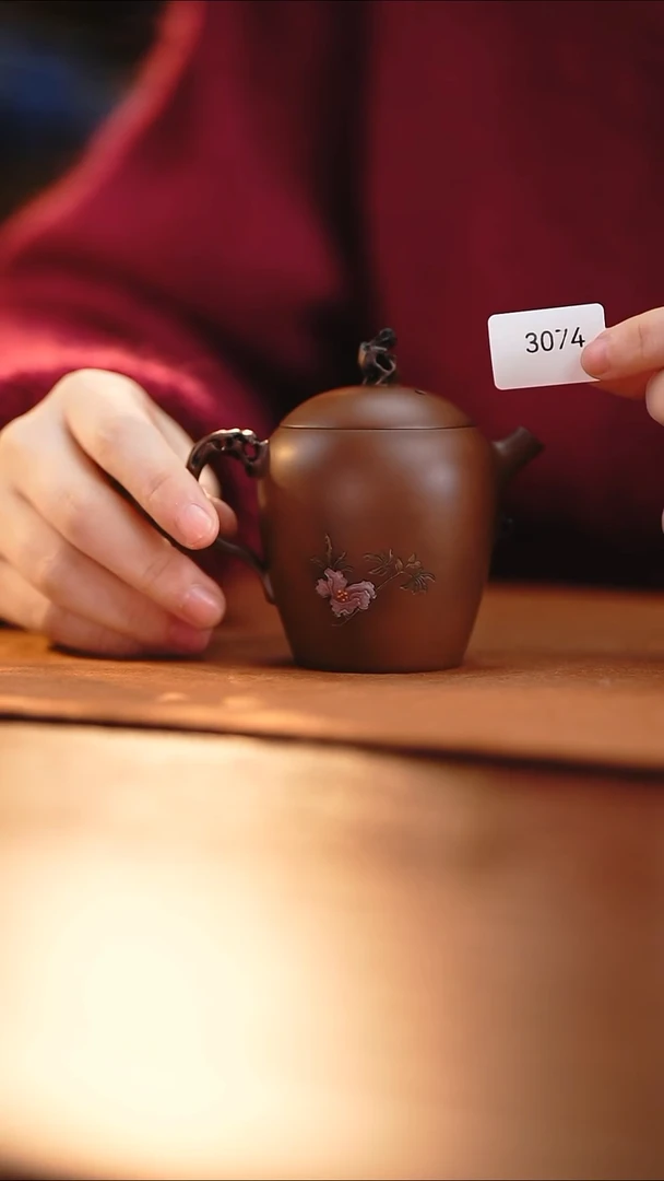 雲梦茶器紫陶茶壶3074