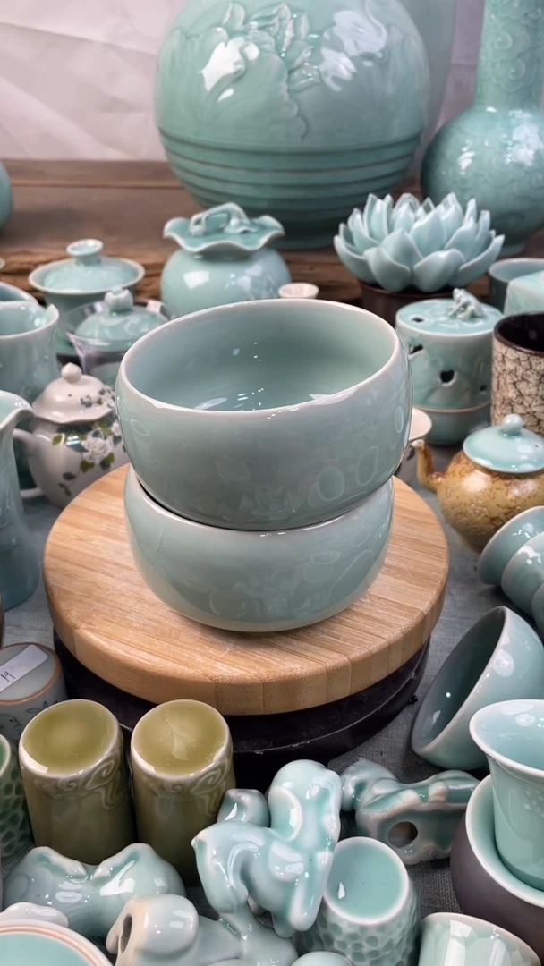 【闪购商品】2个 特价福利 微瑕 慧仙青瓷