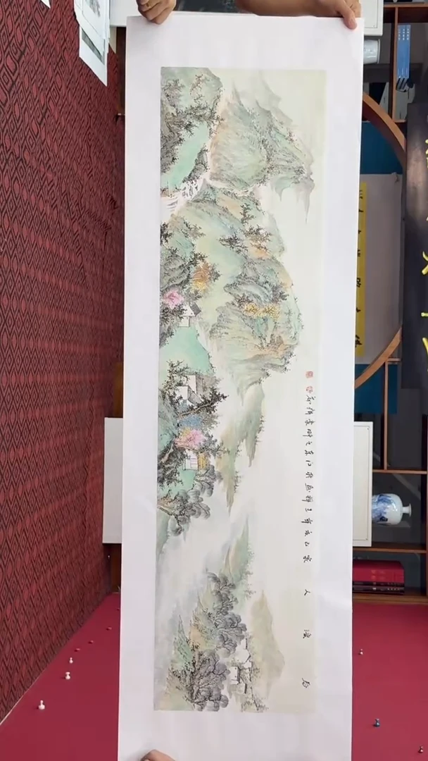 国画国画绘画山水花鸟