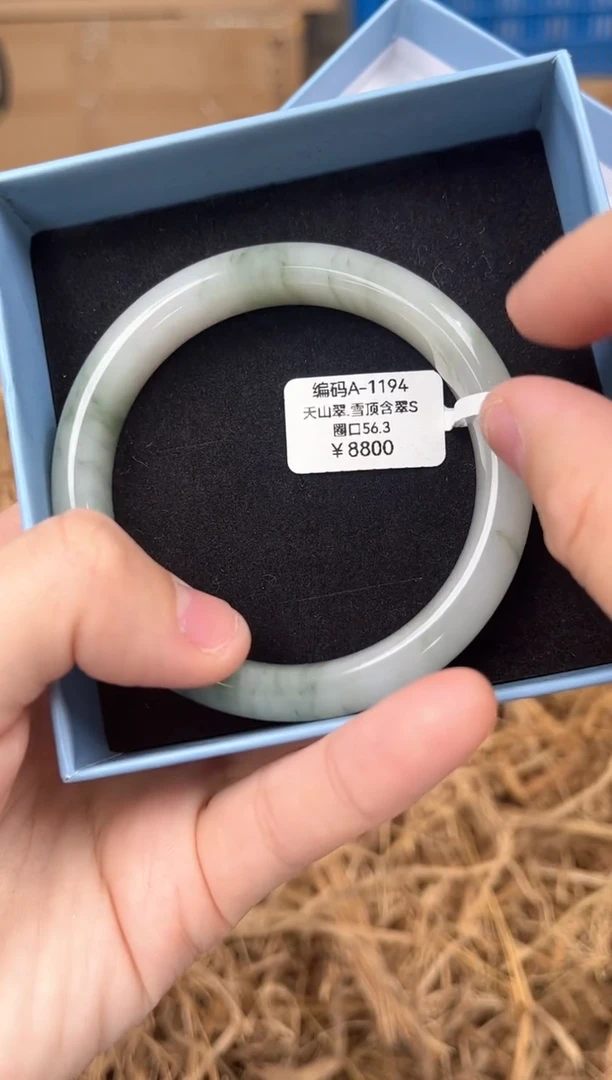 未镶嵌手镯石英质玉编码A1194