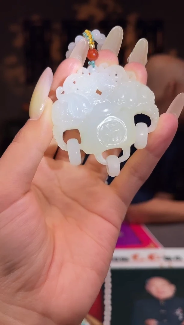 和田玉未镶嵌颈饰C774