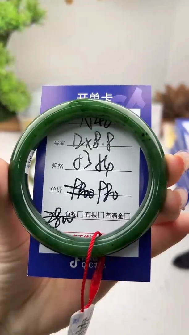 未镶嵌手镯和田玉微色差A46