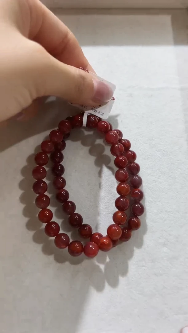 南红玛瑙手串未镶嵌XL3543火焰南红手串8+多样性发一