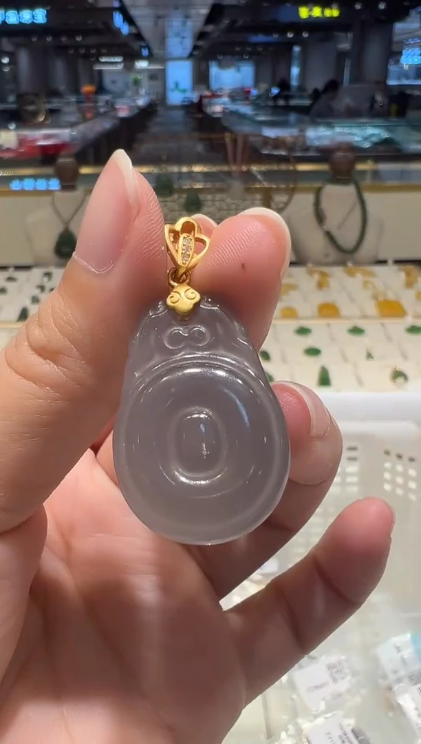 【闪购商品】和田玉颈饰银S925镶嵌@@B7394YZY