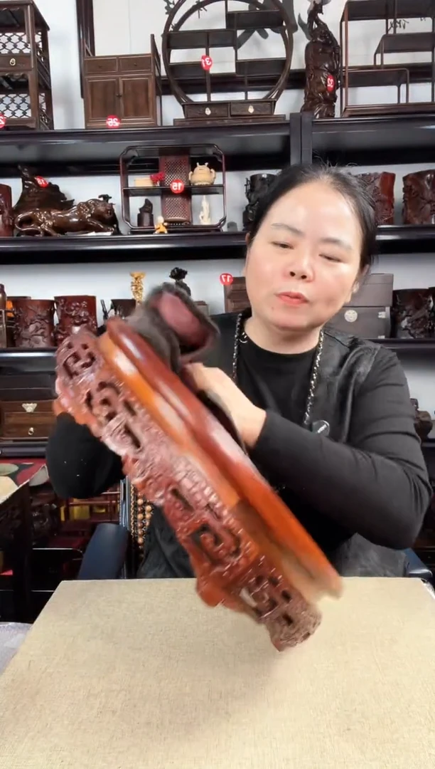 木30黄圆老李红木工艺品