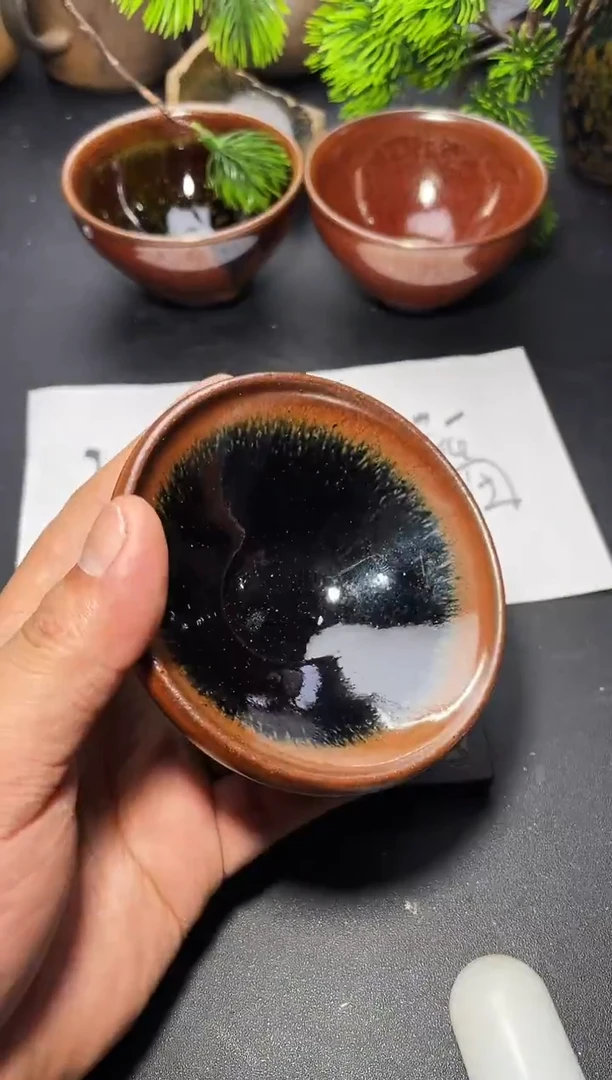 茶盏99 叶紫建盏