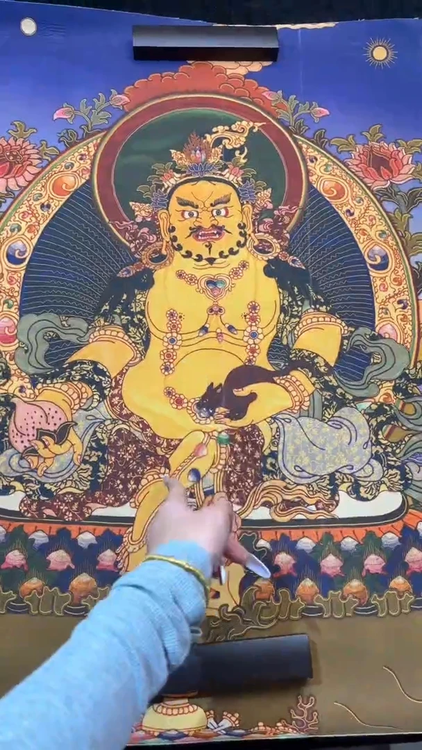 装裱画手绘唐卡藏艺阁TK16066