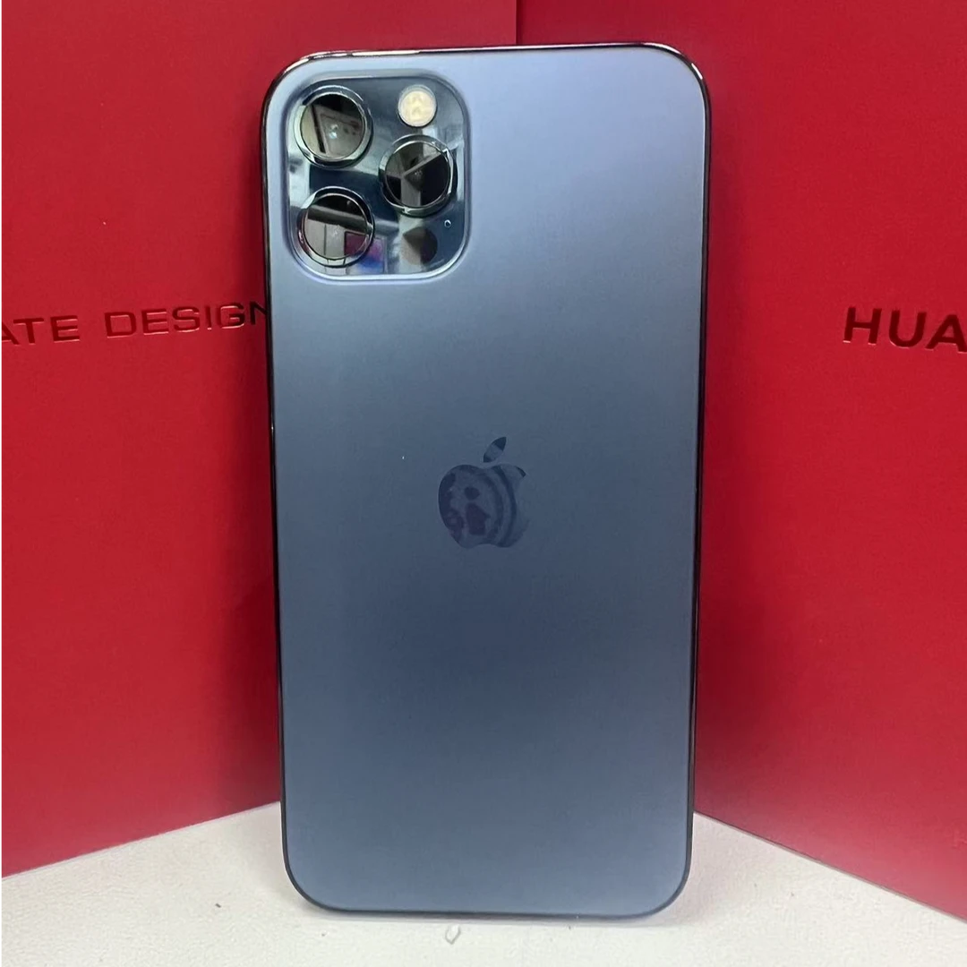 9新 Apple/苹果  iPhone 12 Pro 海蓝色128GB港版双卡全网通单机