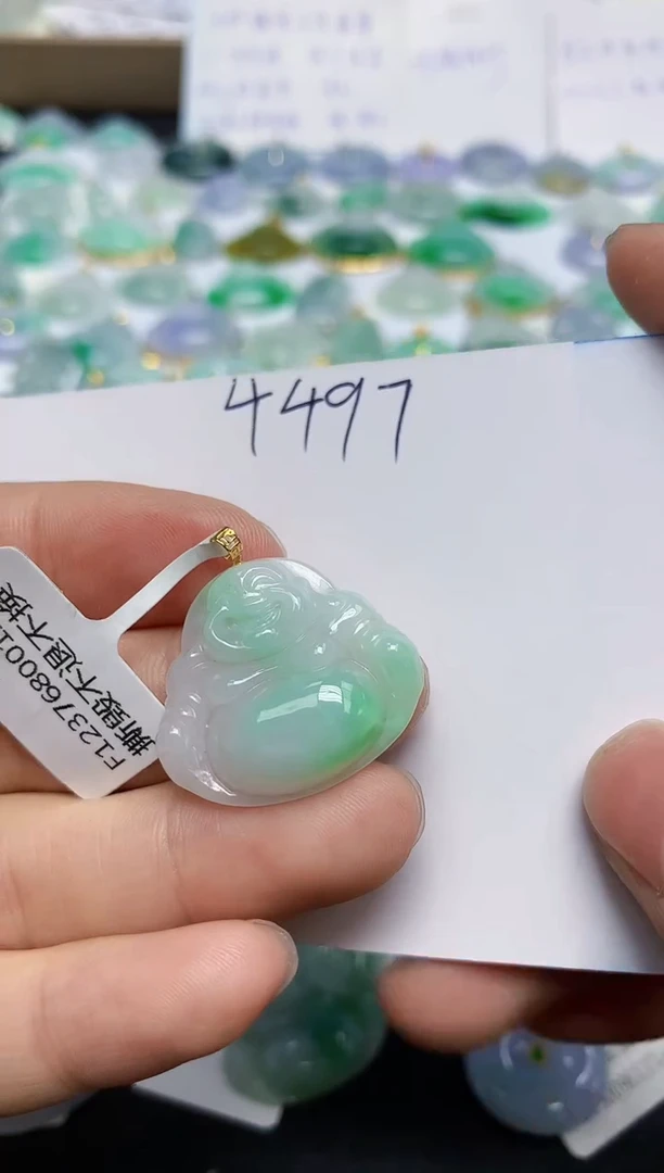 翡翠未镶嵌颈饰天然缅甸翡翠A货