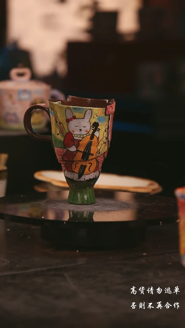 陶瓷景德镇可爱设计师款陶瓷