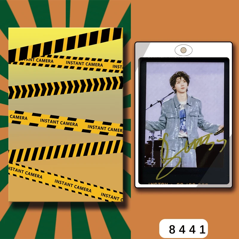 D8441【马嘉祺】 正品拍立得照片 黑金