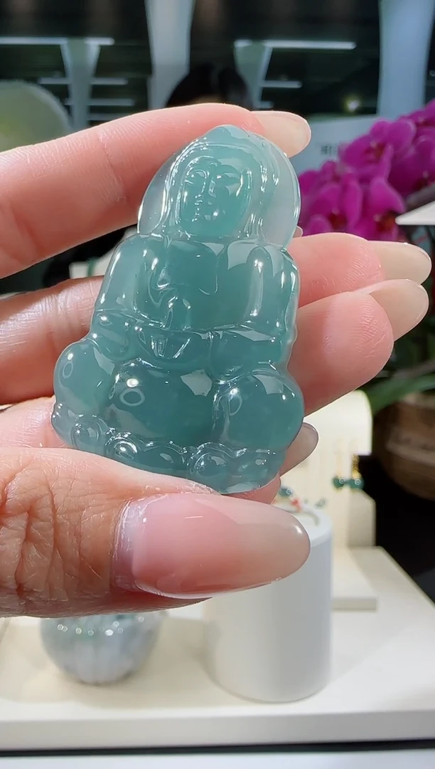 【闪购商品】翡翠吊坠(不含链)未镶嵌观音