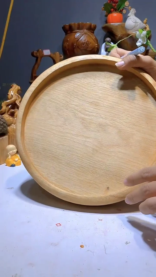 香樟木A52大圆盘/尺寸28*28*5