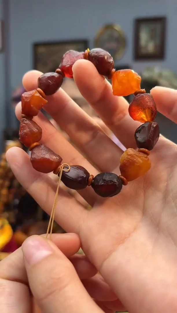 手串琥珀未镶嵌手串
