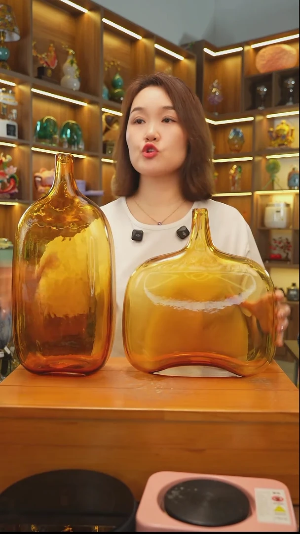 琉璃外贸花瓶花器花瓶-167 一对