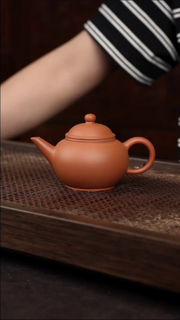 茶壶紫砂小红泥标准水平