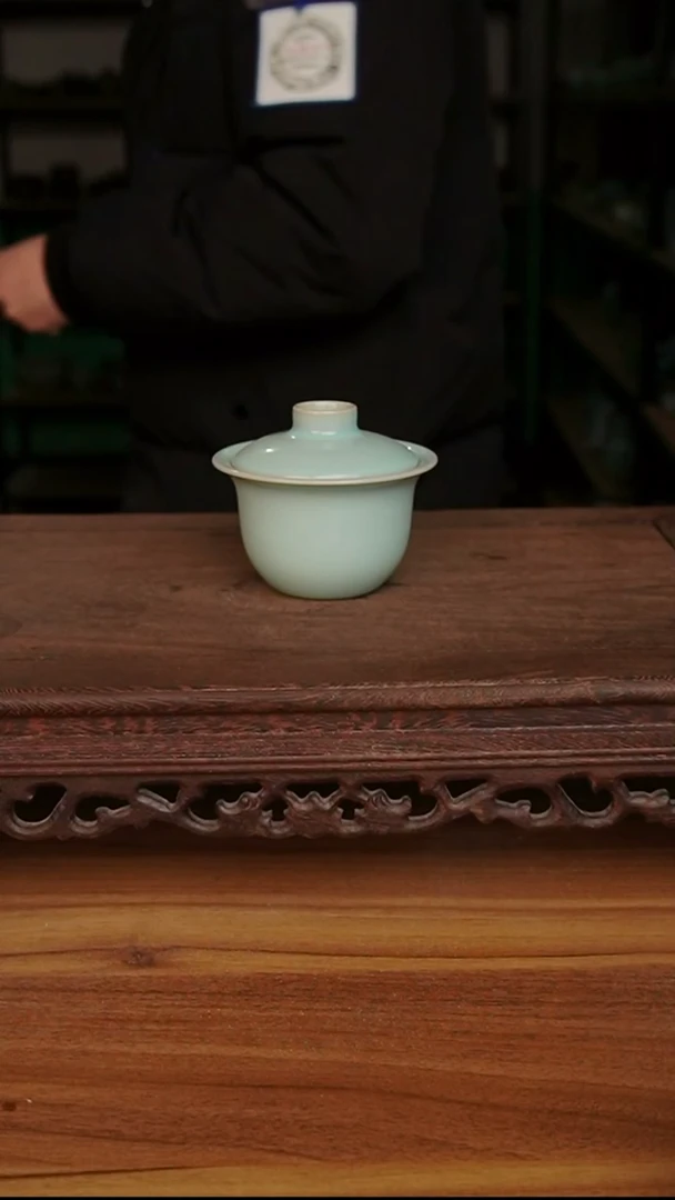 杯天青两才鸡缸盖碗