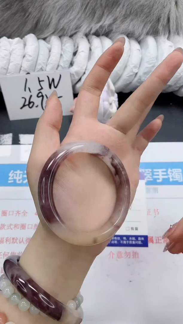 【闪购商品】石英质玉手镯未镶嵌k28-58