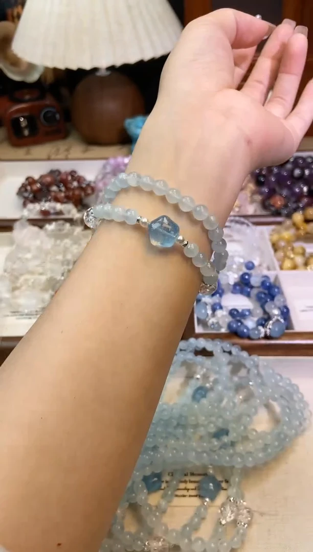 【闪购商品】海蓝宝石手链未镶嵌5020