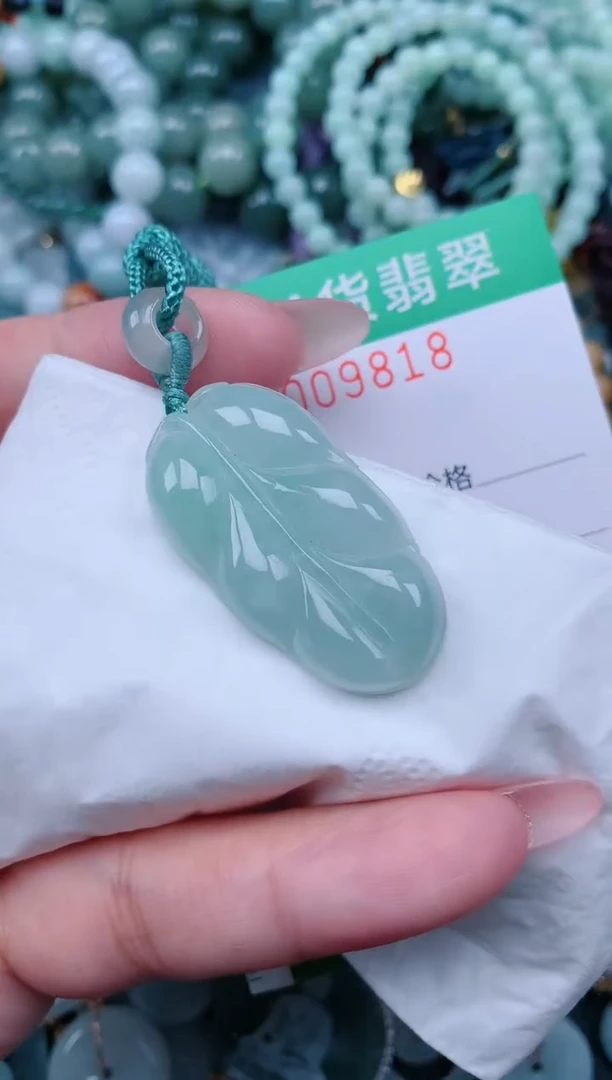 翡翠未镶嵌颈饰.0009818