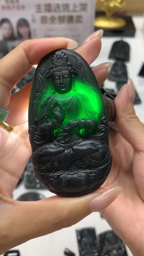 【闪购商品】定制翡翠未镶嵌不退不换CMH1件-A