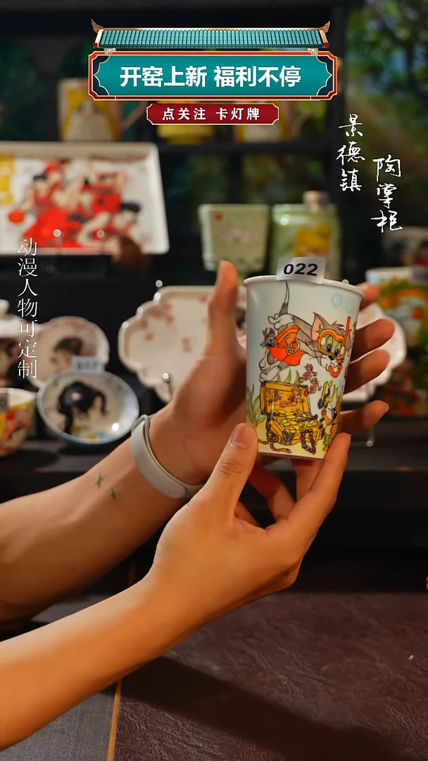 景德镇高温釉下彩纯手工手绘022