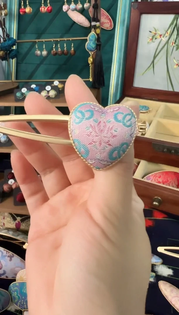 【闪购商品】【一物一拍初五发】福寿绵长爱心鸭嘴夹