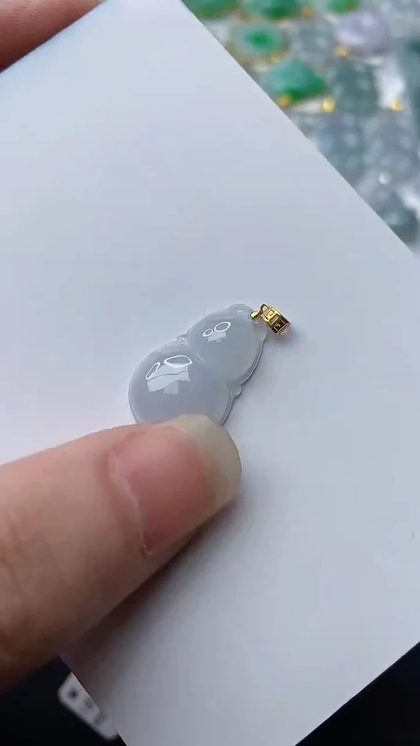 【闪购商品】翡翠颈饰18K金镶嵌92.........