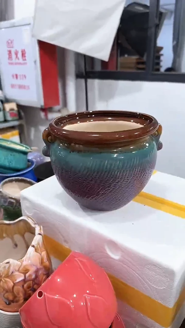 高温陶瓷花盆+E242