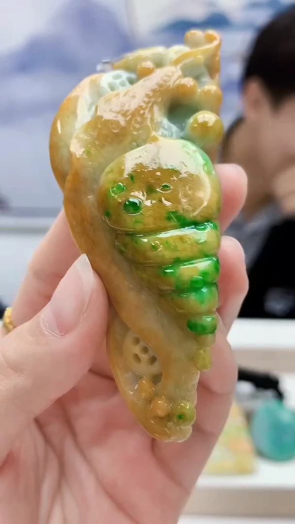未镶嵌定制翡翠5145lr-毛货挂件27