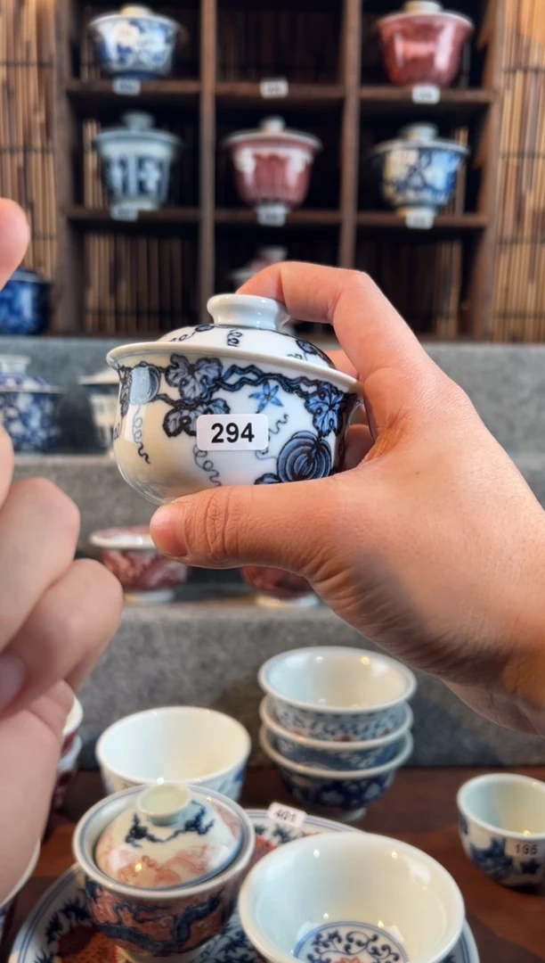 【闪购商品】294天禄言瓷手绘茶具