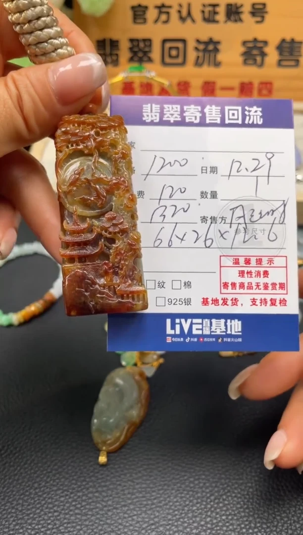 颈饰未镶嵌翡翠10152735