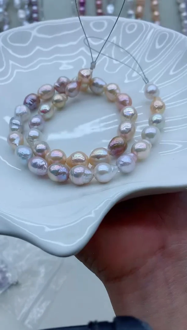 淡水珍珠未镶嵌颈饰财**妹淡水珍珠项链