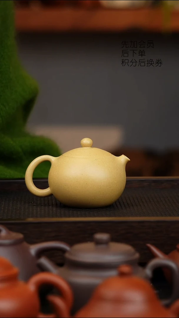 茶壶紫砂预售价 掌上明珠 140-150cc 大水潭墨绿泥