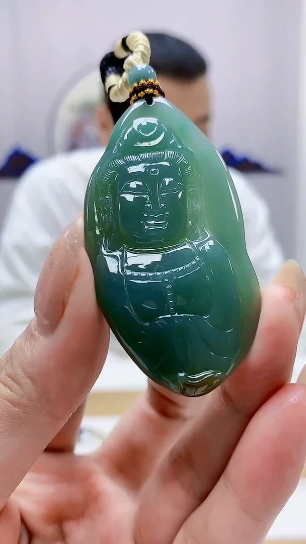 未镶嵌定制翡翠4898MM-毛货挂件8