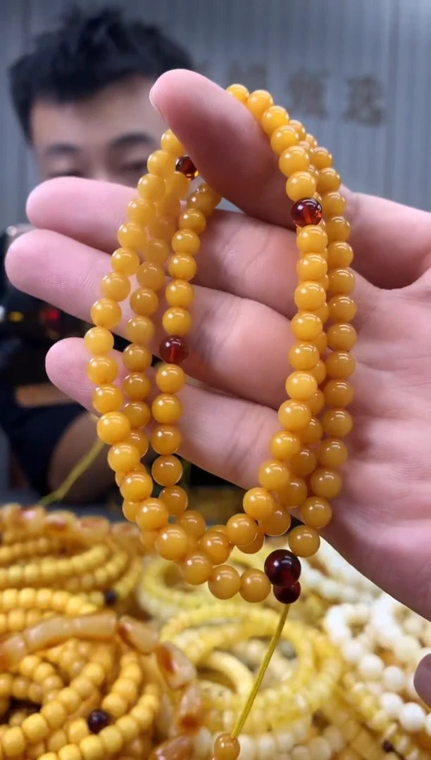 未镶嵌蜜蜡裸石链子多样性发其一