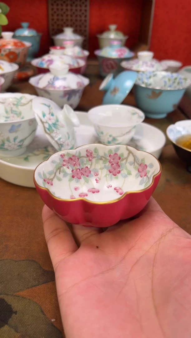 景德镇纯手绘陶瓷茶具