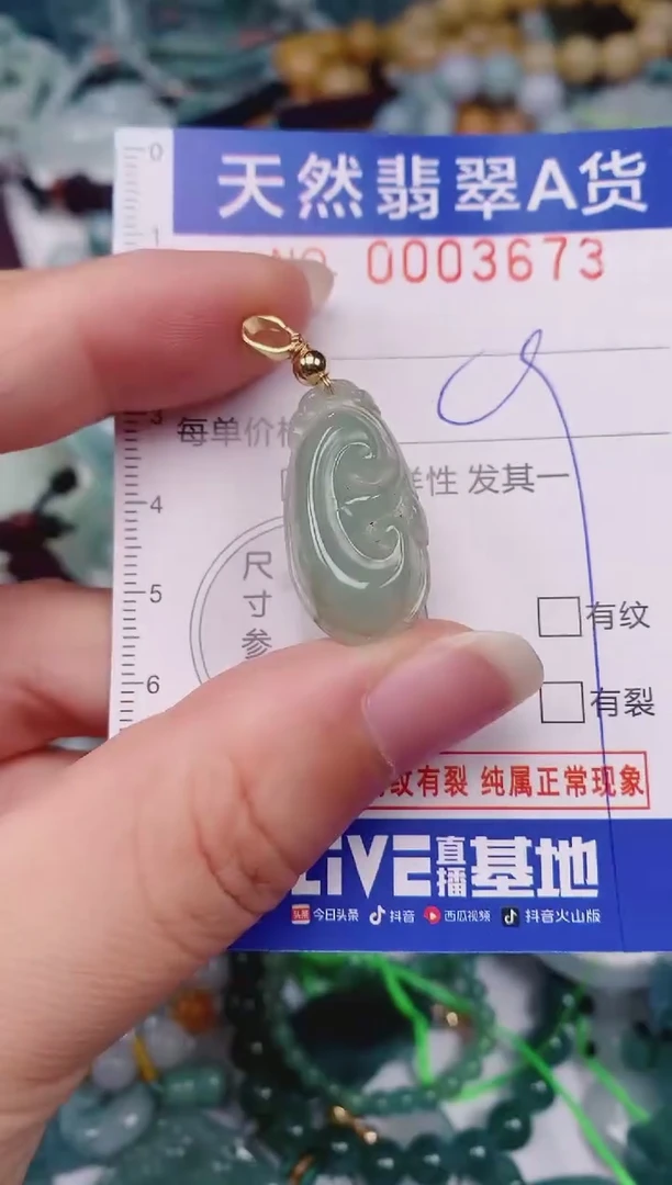 颈饰未镶嵌翡翠00003673