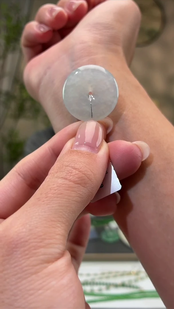 吊坠(不含链)未镶嵌翡翠平安扣