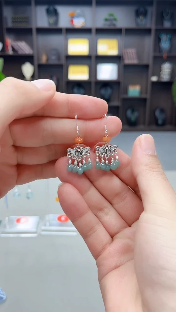 未镶嵌翡翠耳饰70700