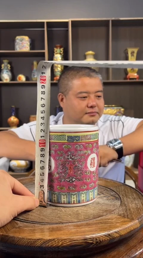 摆件景德镇陶瓷青花摆件21