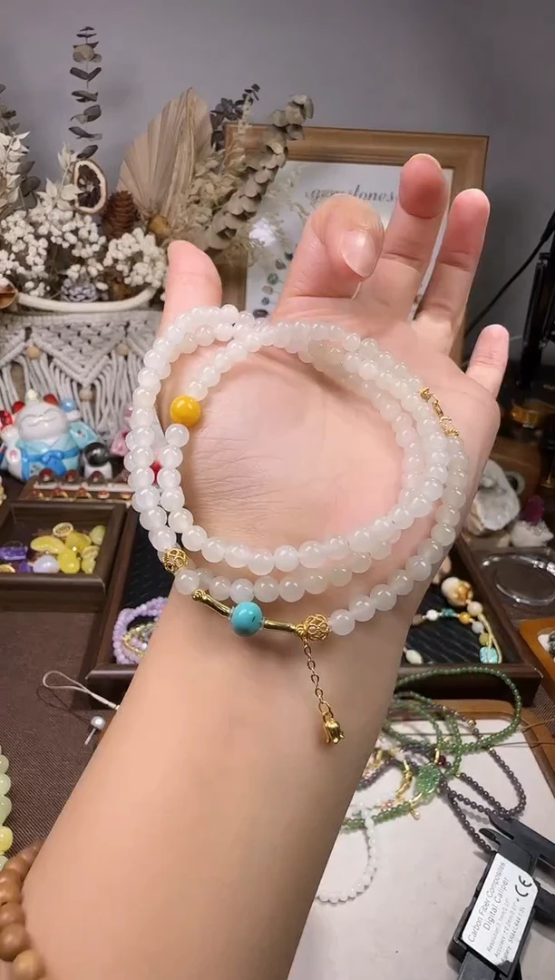 水晶摆件未镶嵌珠链